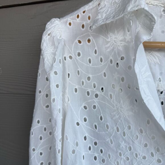 Sundance Celeste white eyelet blouse - Picture 4 of 7
